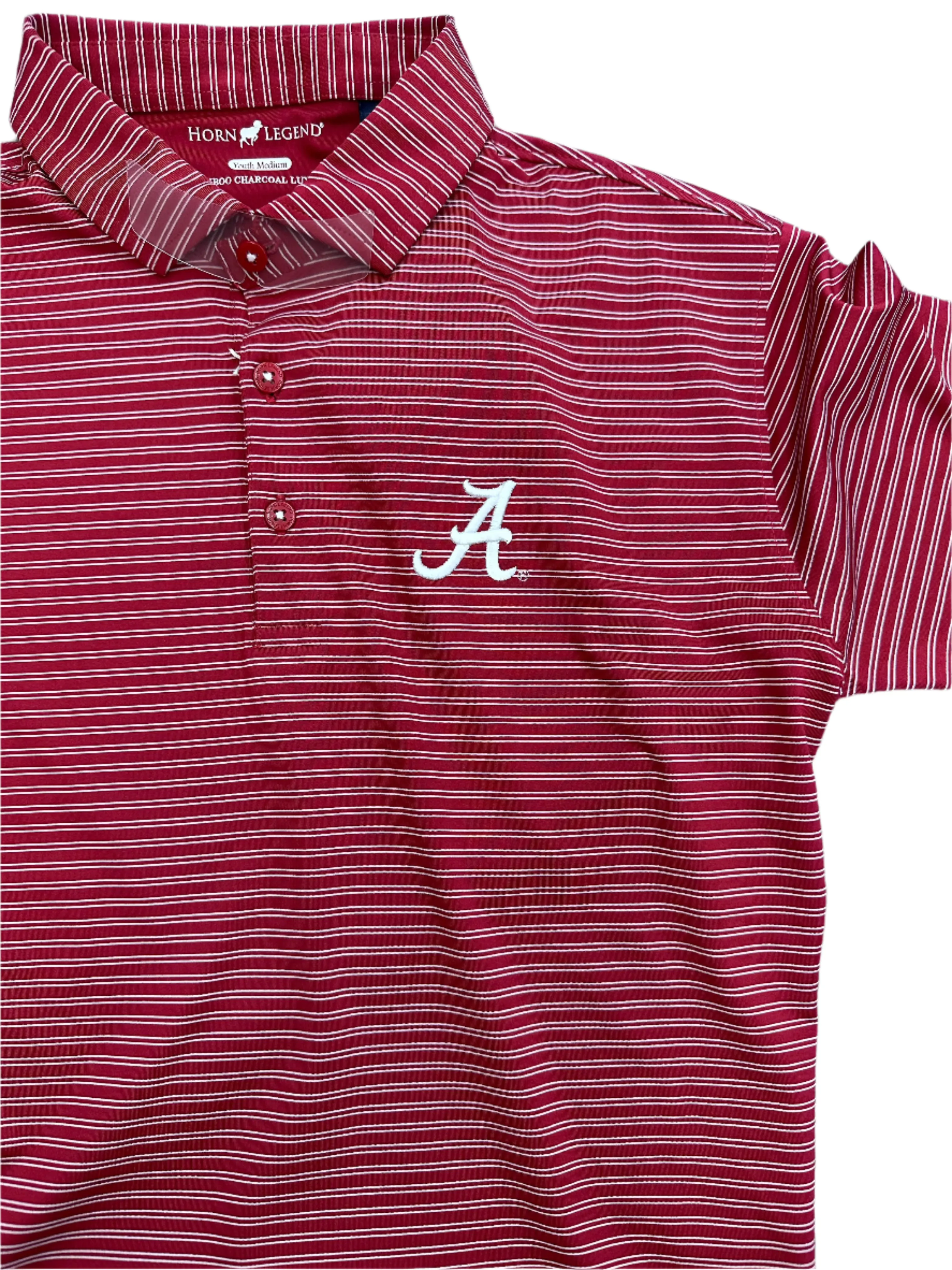 Alabama Striped Youth Polo