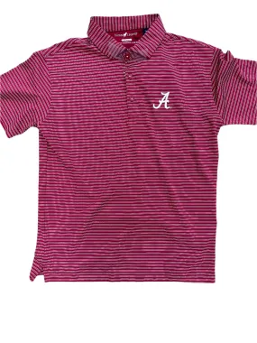 Alabama Striped Youth Polo