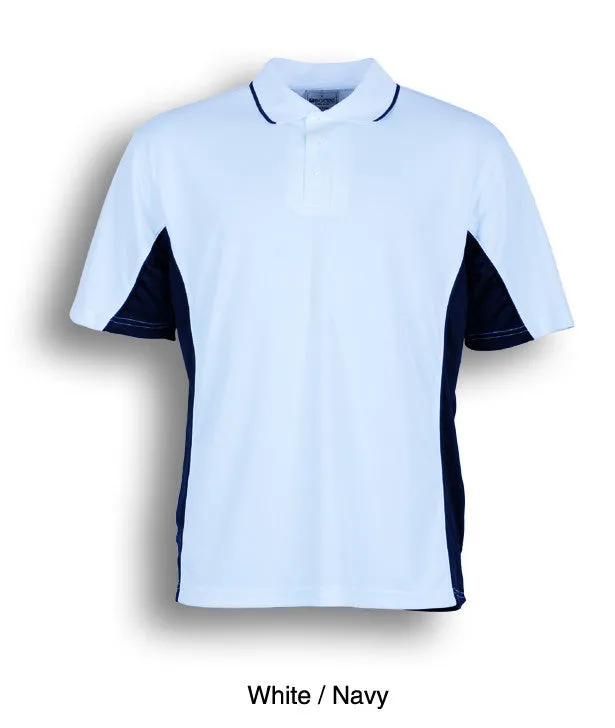 Bocini Men's Breezeway Panel Polo (2nd 9 colors)-(CP0528)