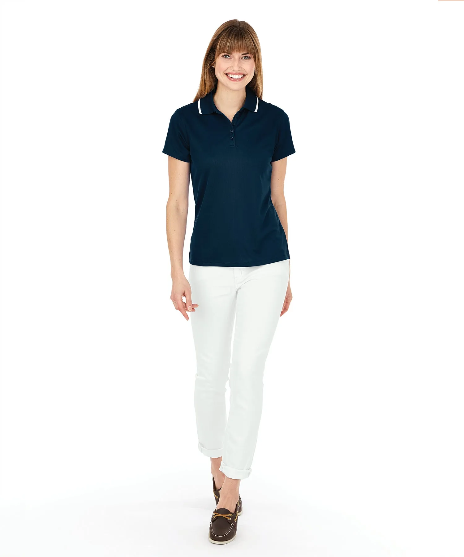 Charles River Women's Classic Solid Wicking Polo