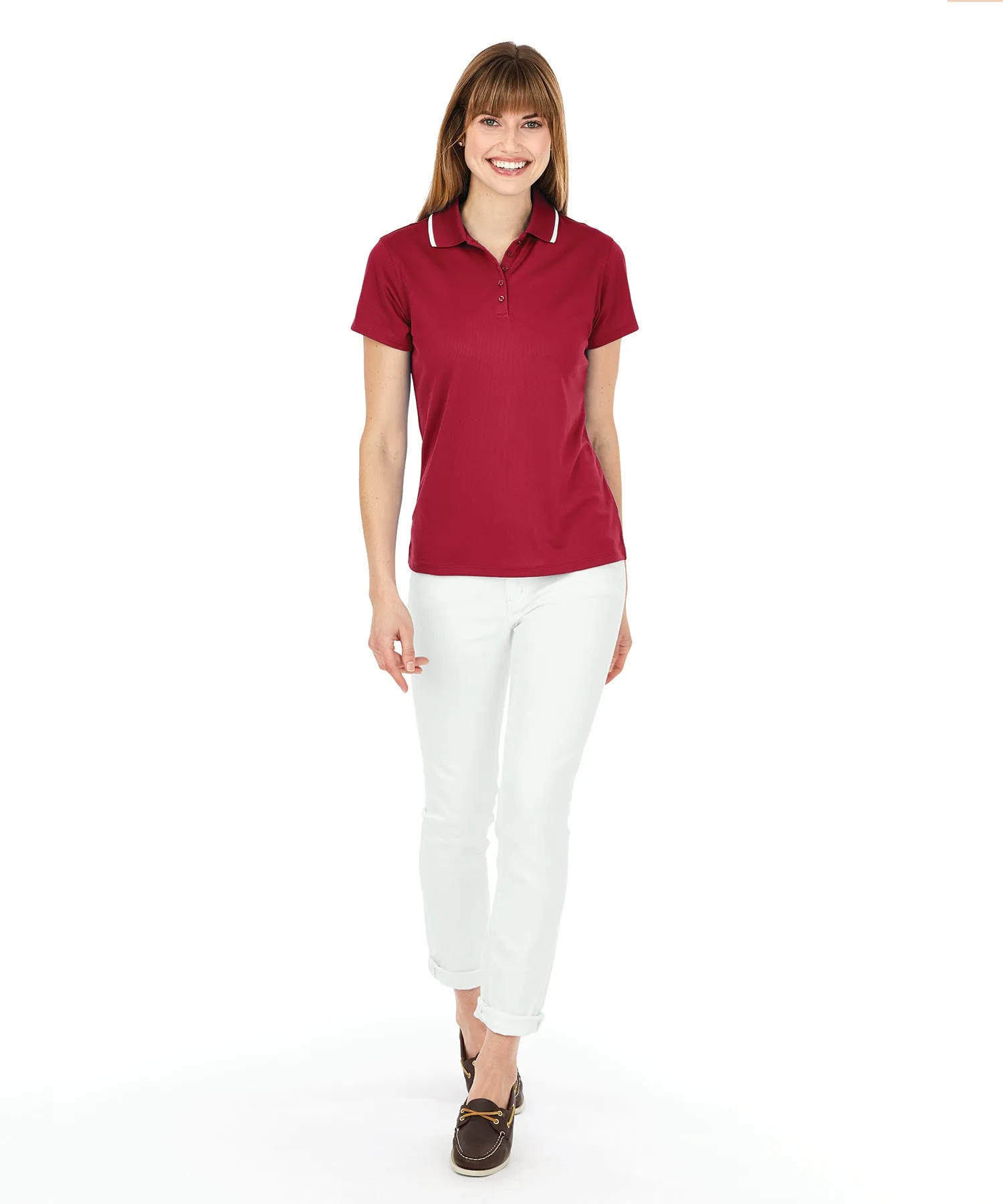 Charles River Women's Classic Solid Wicking Polo