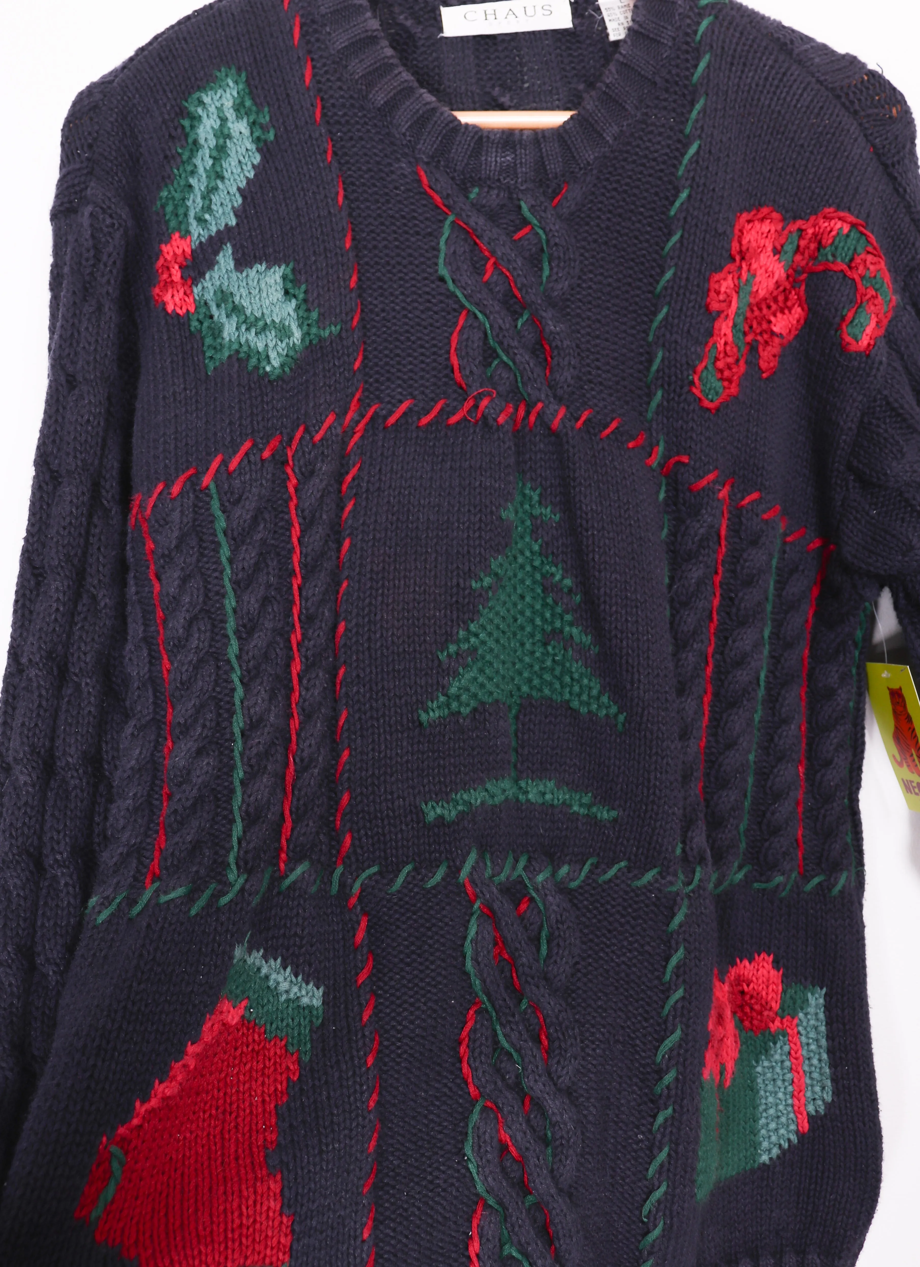 Chaus Sport Hard Knit Christmas Sweater