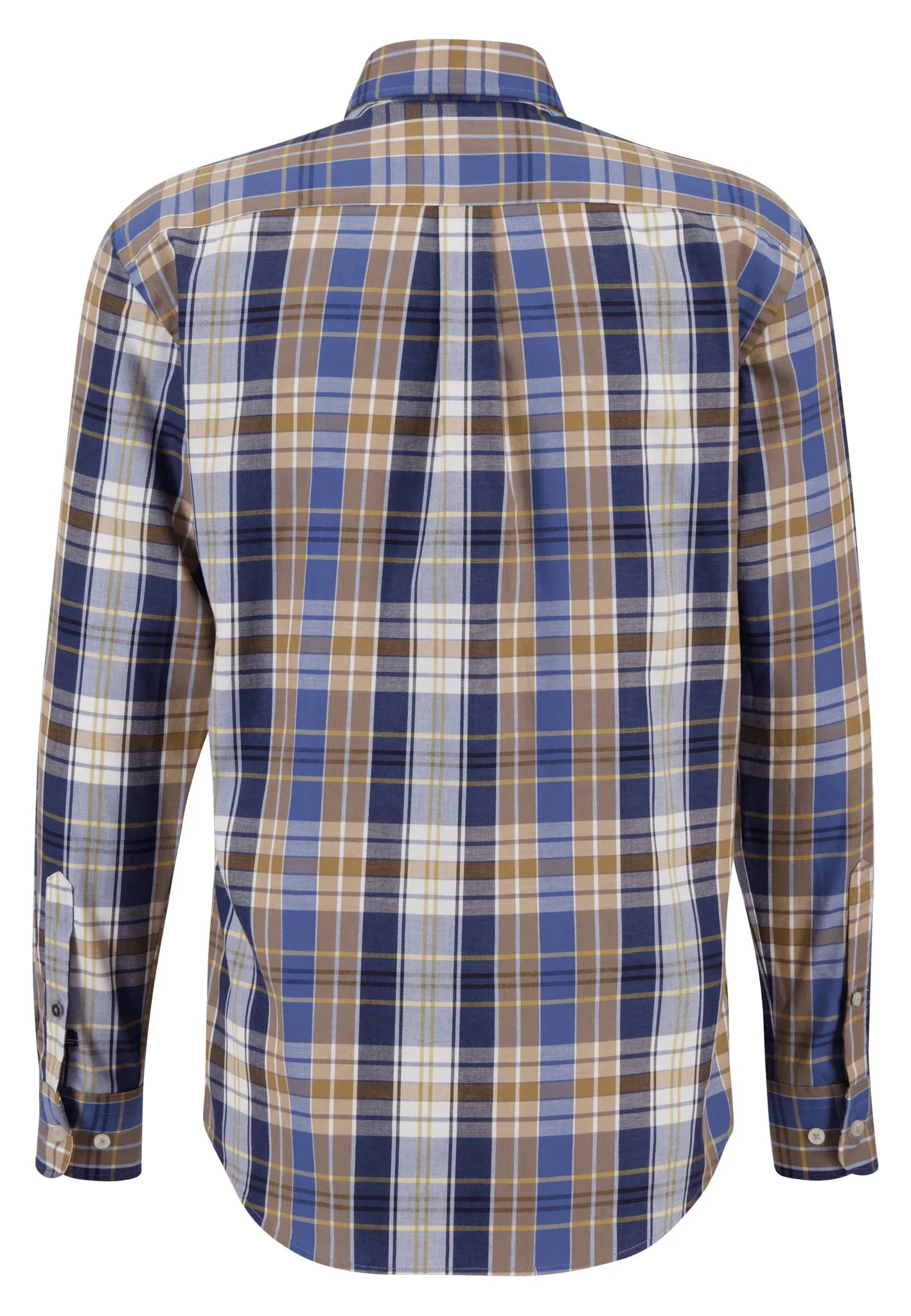 Checked Shirt Button Down Collar