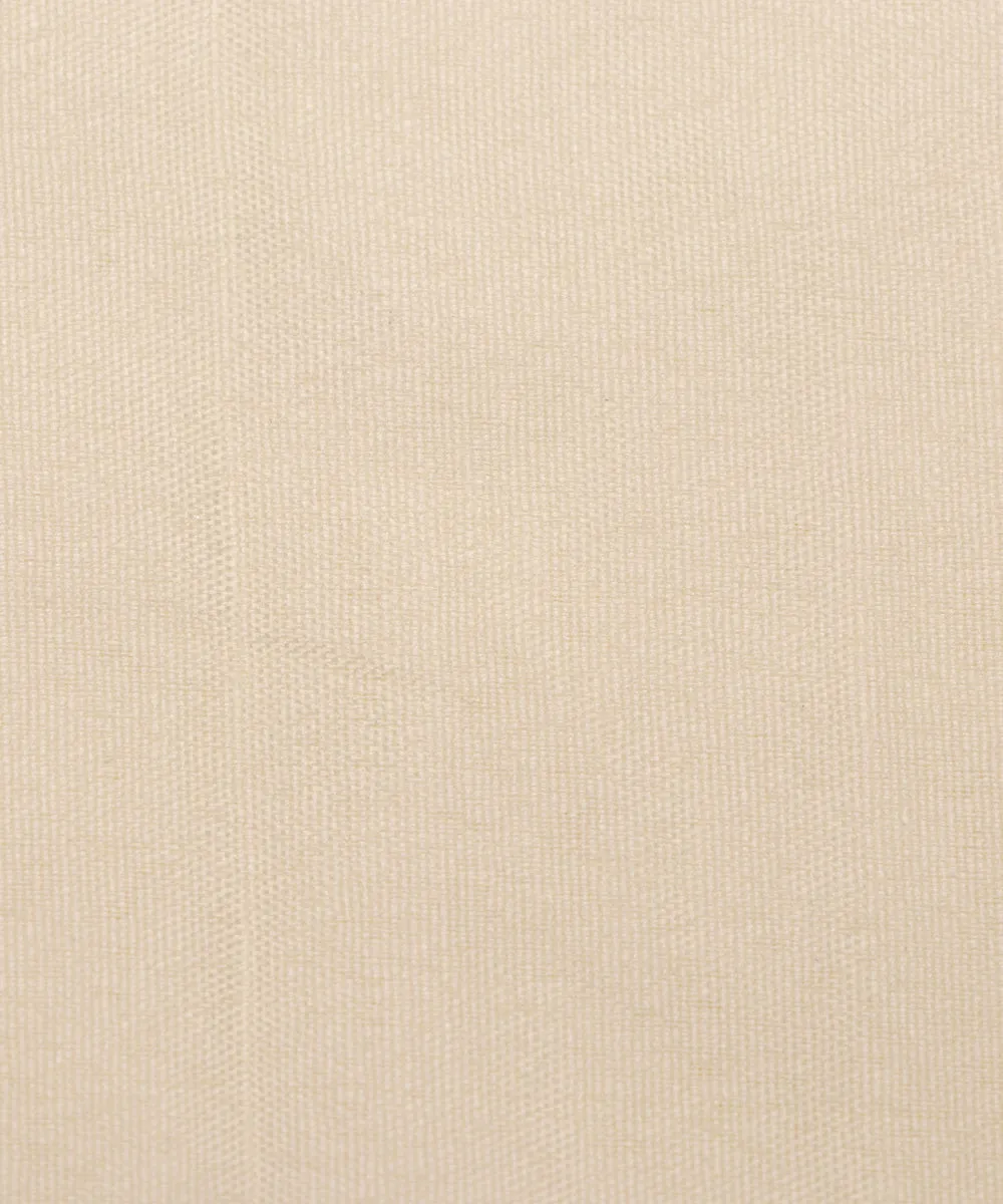 Cream Colour Plain Crepe Fabric