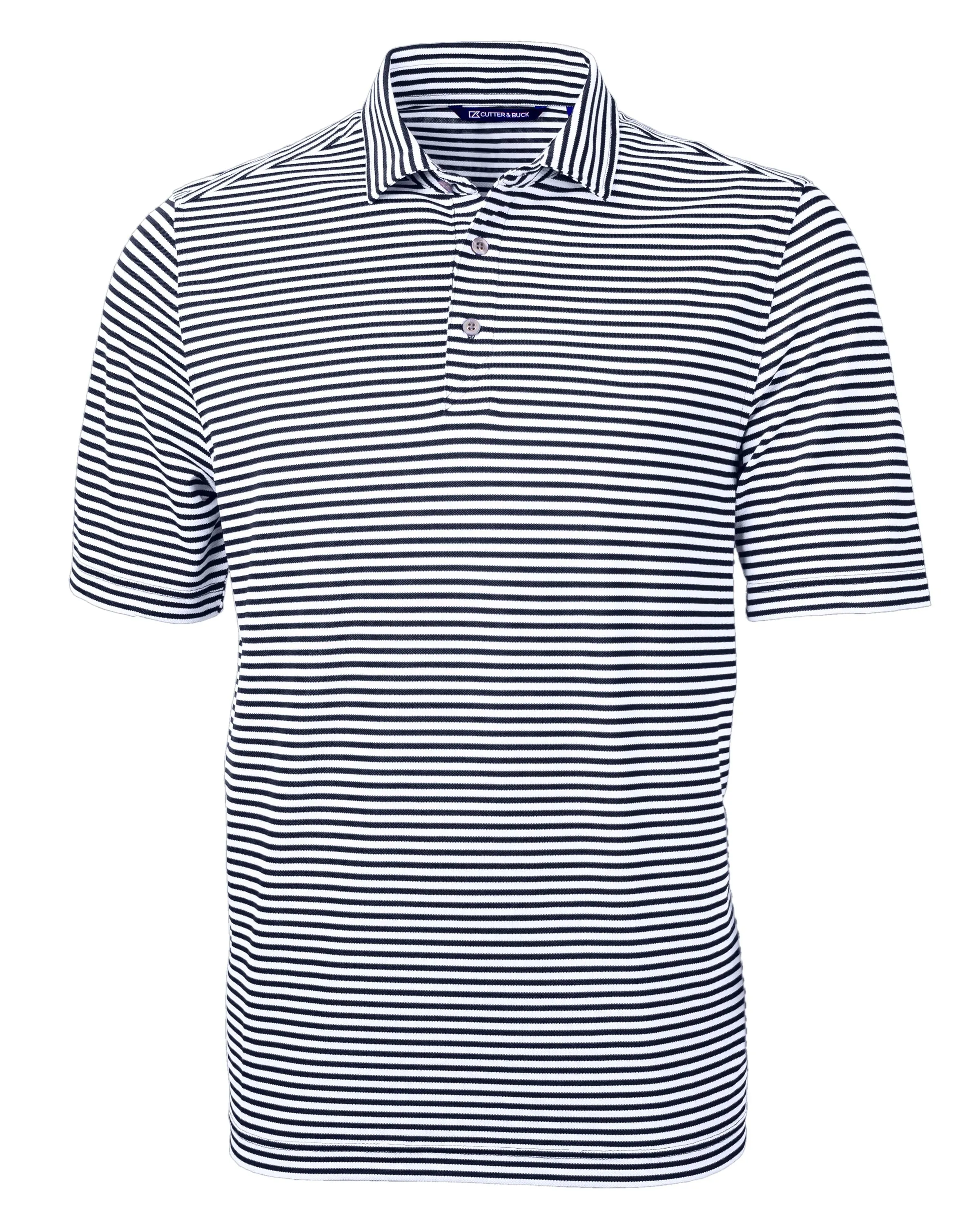 Cutter & Buck Tall Virtue Eco Pique Stripe Recycled Polo