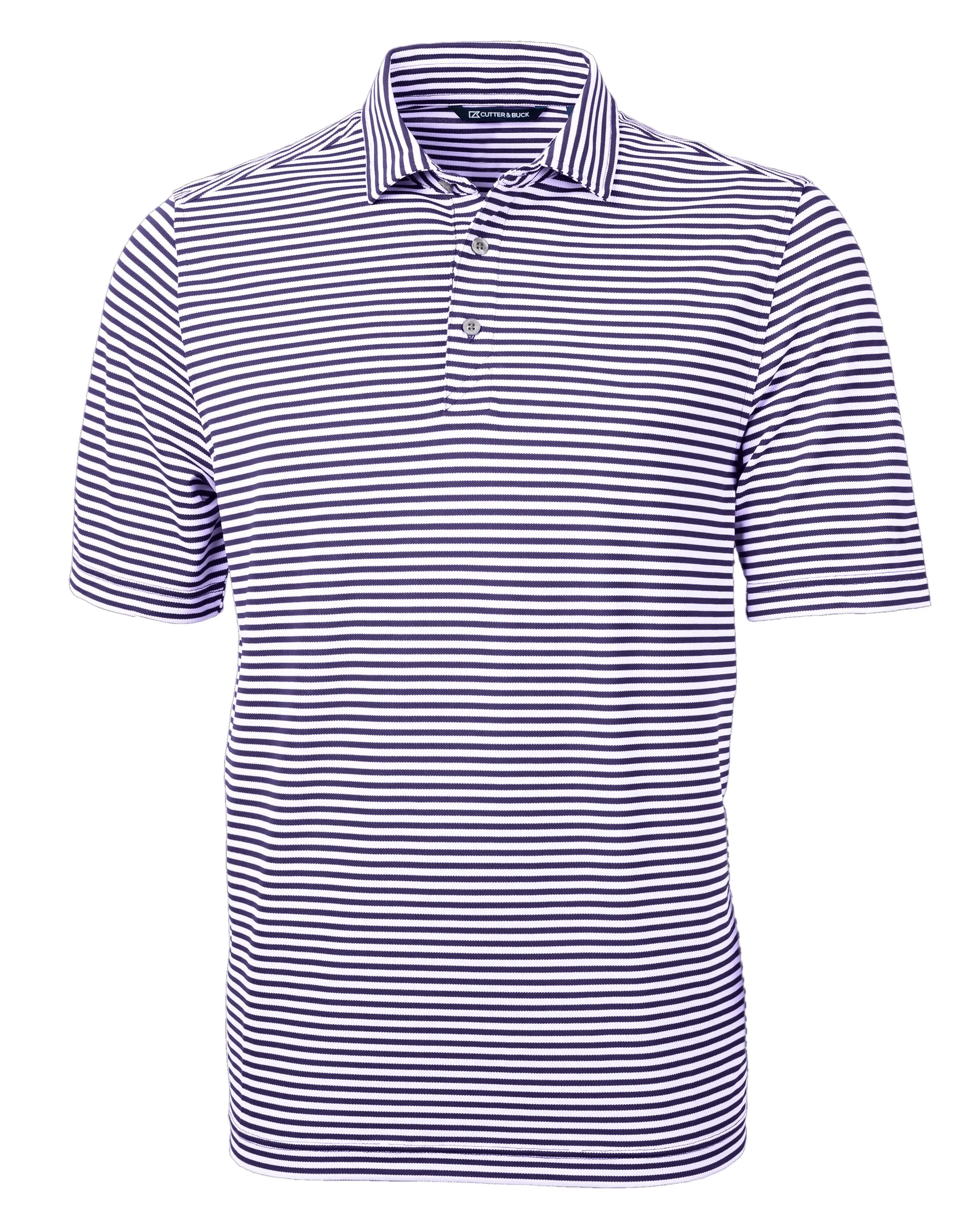 Cutter & Buck Tall Virtue Eco Pique Stripe Recycled Polo