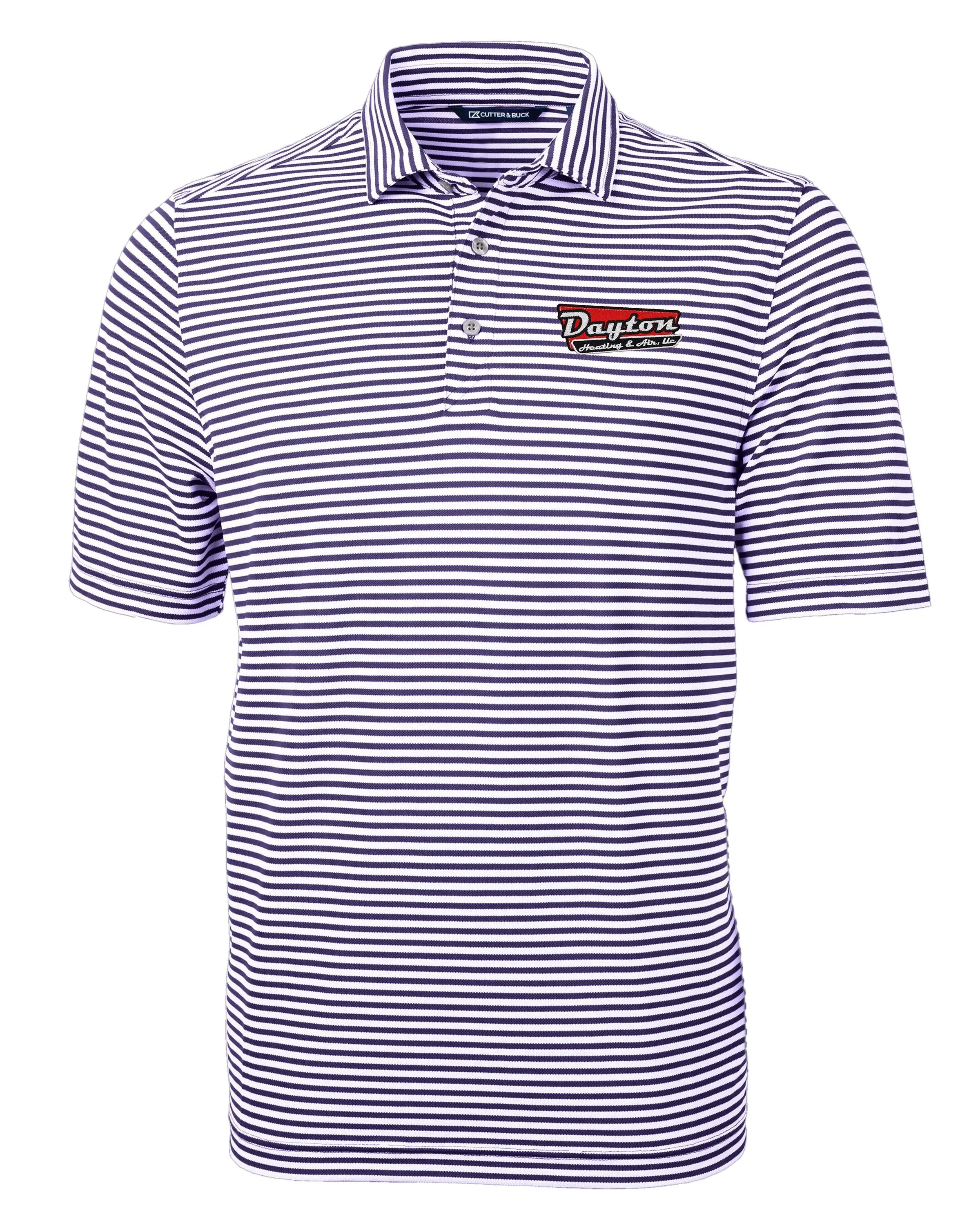 Cutter & Buck Tall Virtue Eco Pique Stripe Recycled Polo