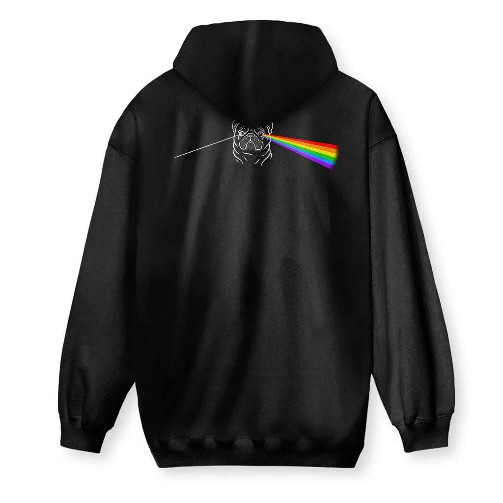 Dark Side Of The Pug Zip-Up Hoodie