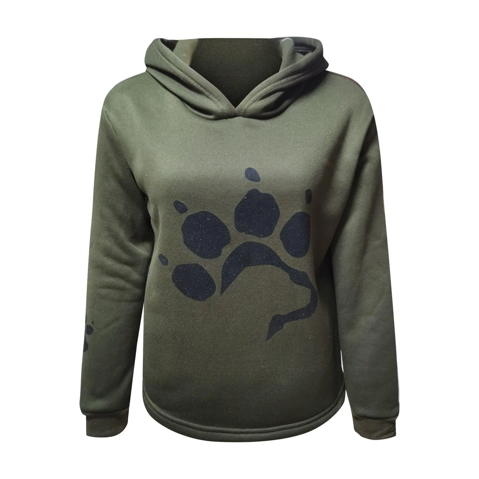 Dog Paw Print Women's Hoodies