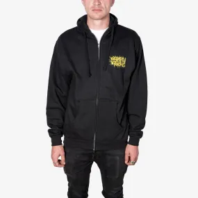 Eighteen Visions - Logo Zip-Up (Gold Ink)