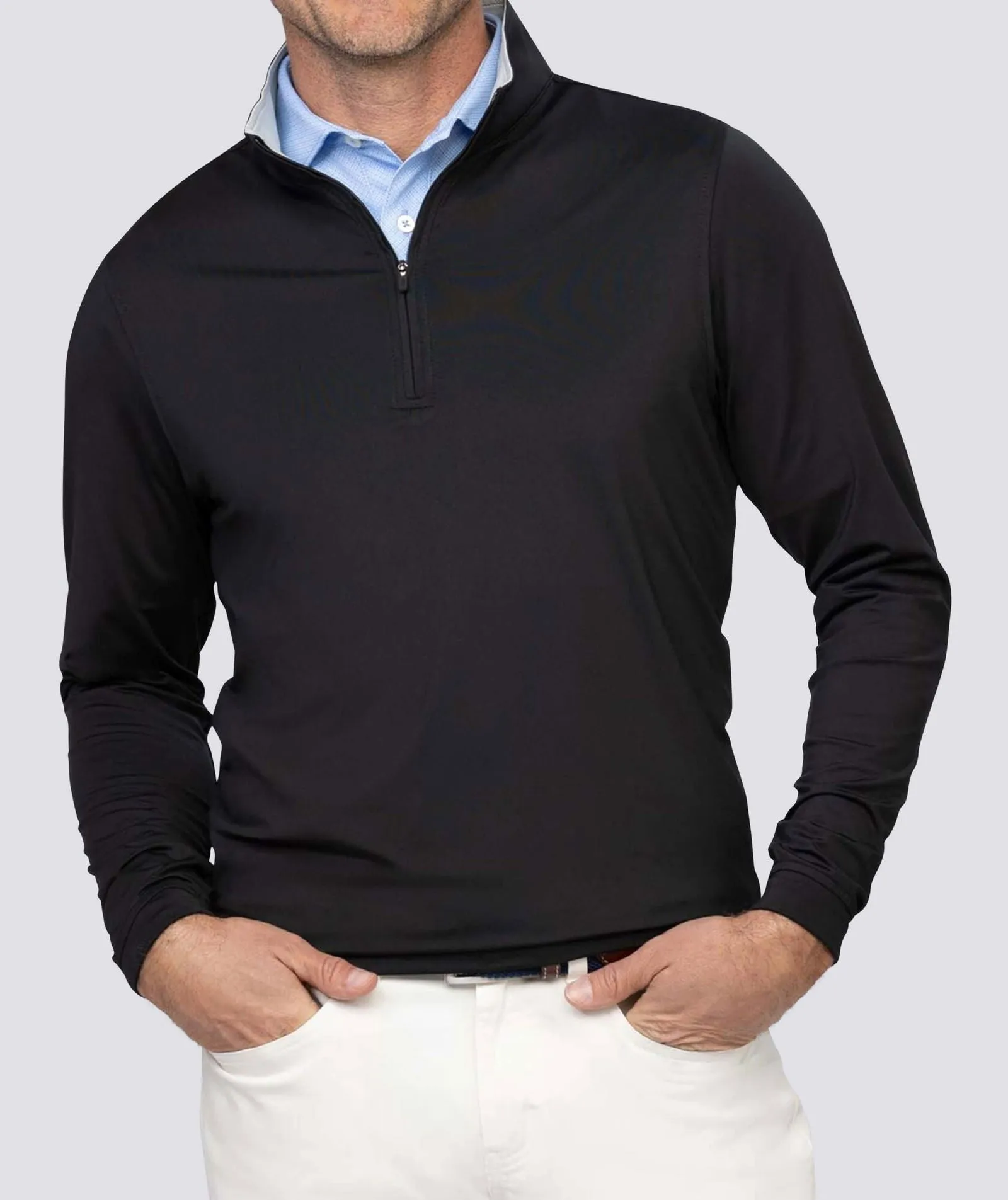 Eli Solid Performance Quarter-Zip Pullover