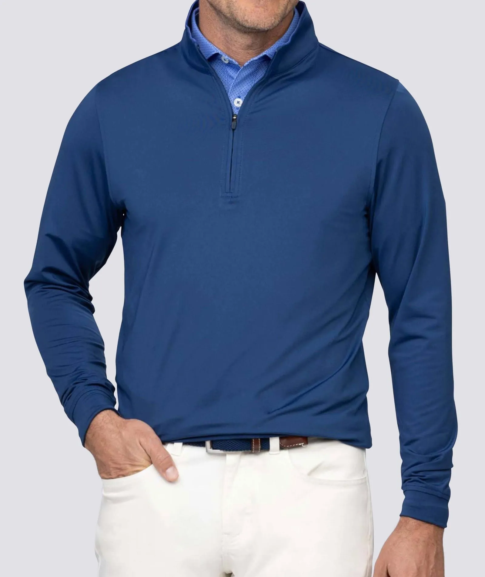 Eli Solid Performance Quarter-Zip Pullover