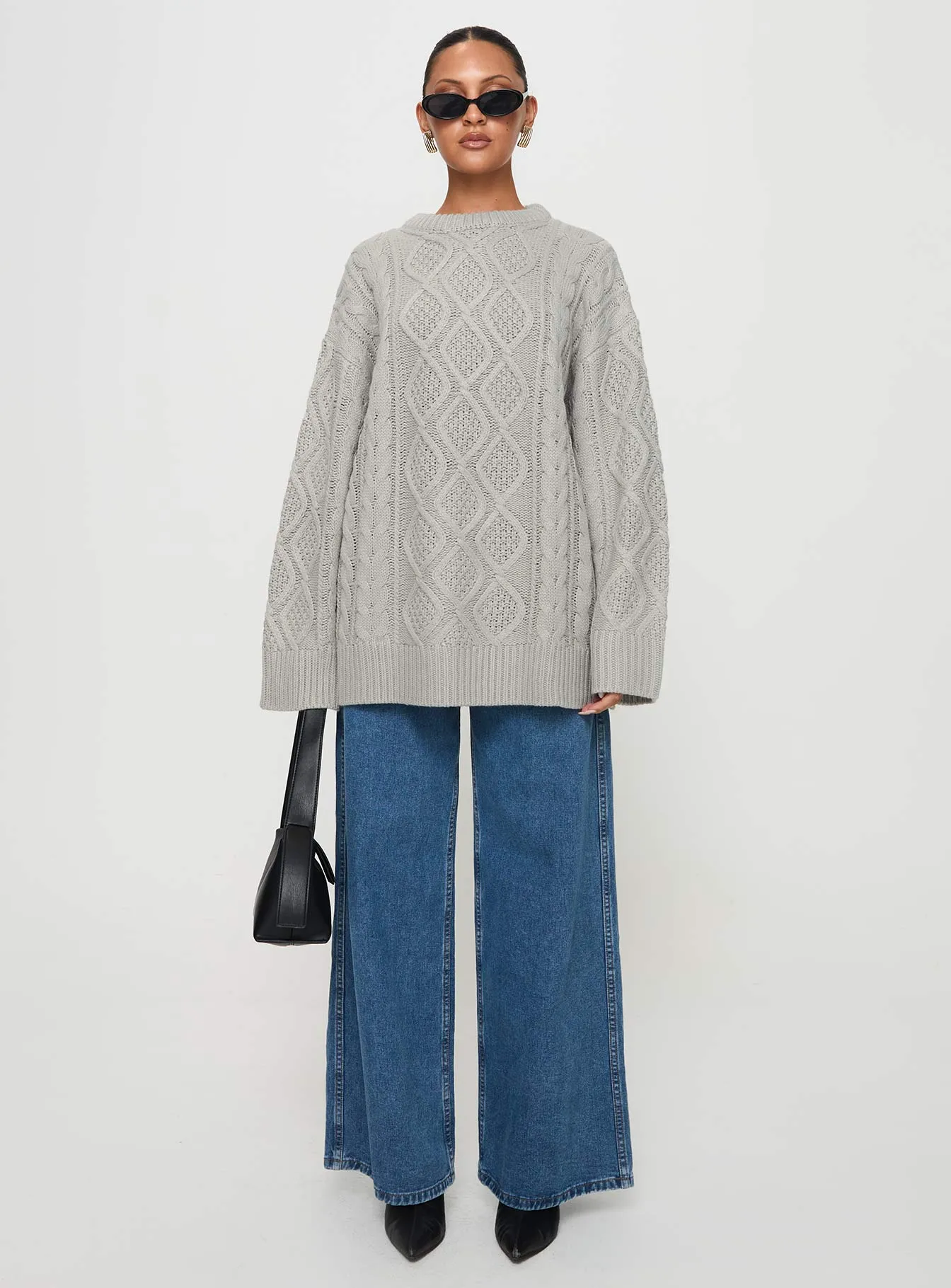 Gigi Knit Sweater Cloud