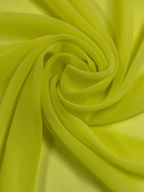 Hi-Multi Chiffon - Limeade - 150cm