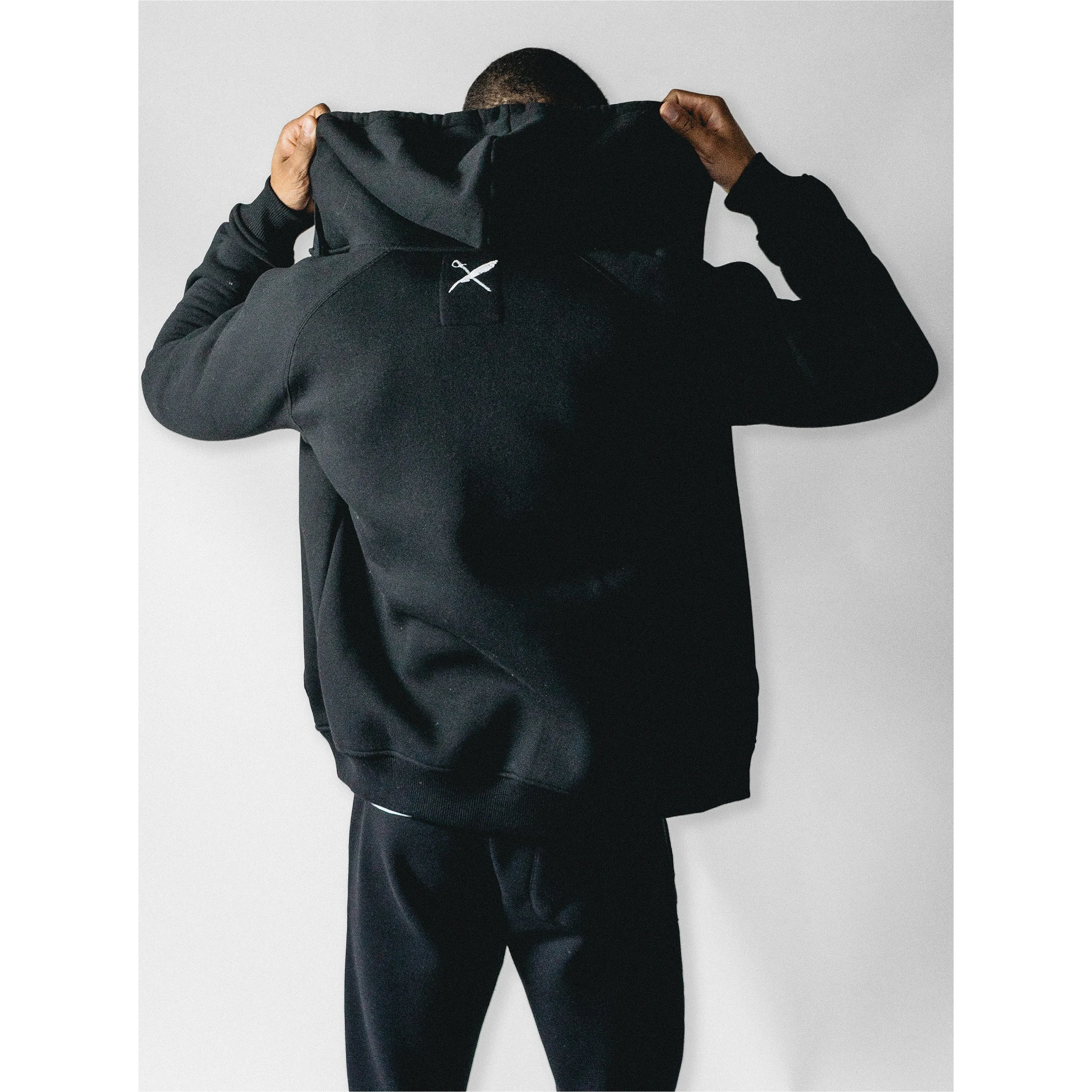 Jo Zip-Up Hoodie in Black