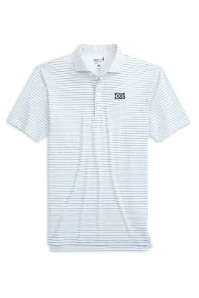 Johnnie-O Mens Vik Custom Polos, Seal