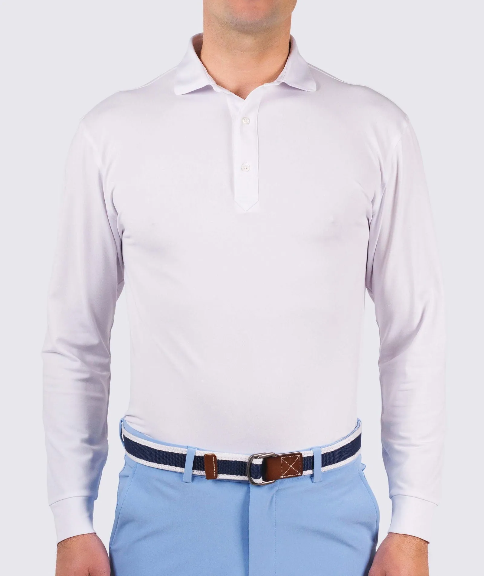 Kenneth Solid Performance Polo Long Sleeve