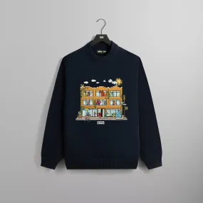 Kith for Sesame Street Lafayette Crewneck Sweater - Nocturnal