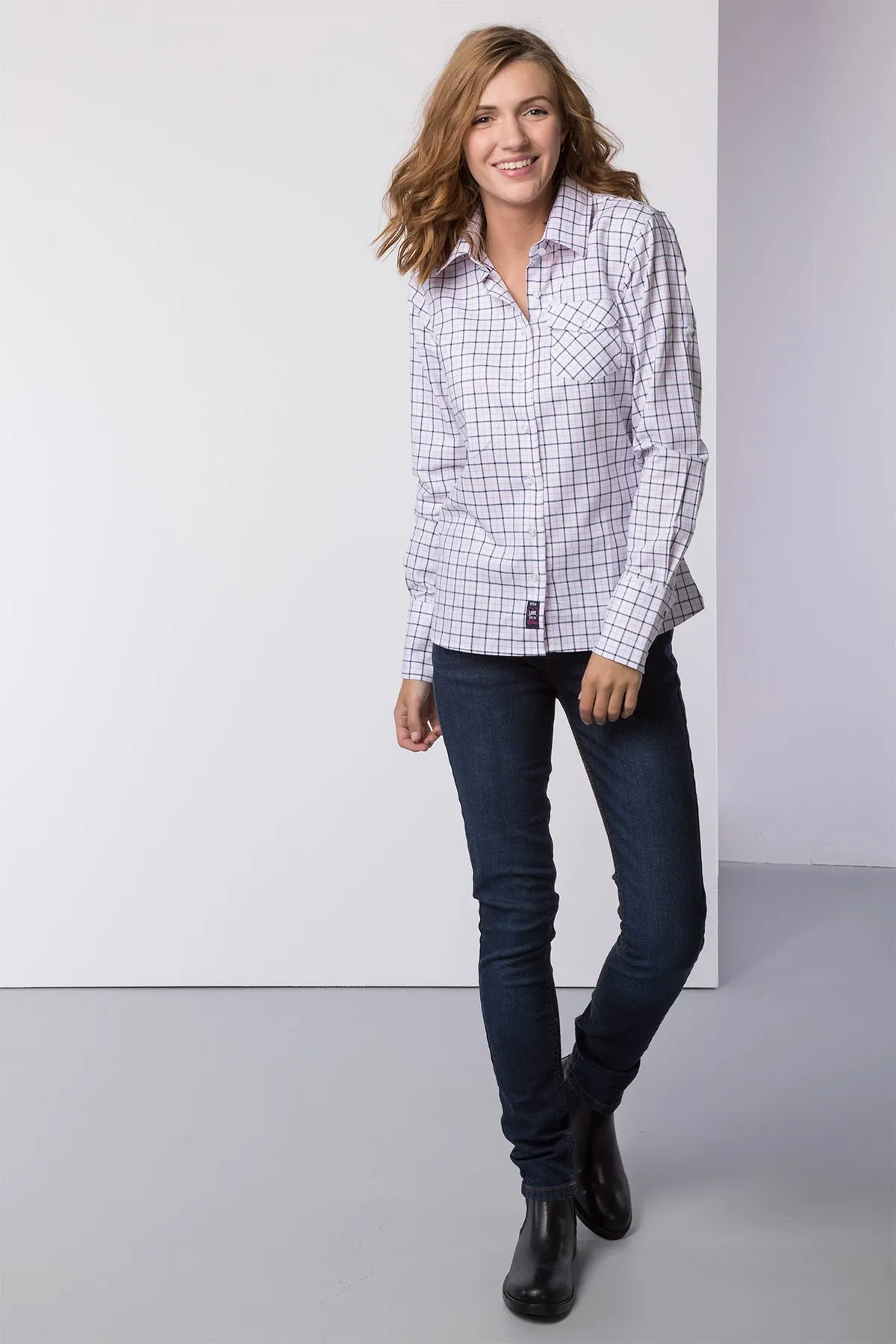 Ladies Hannah Country Check Shirt - Ellie