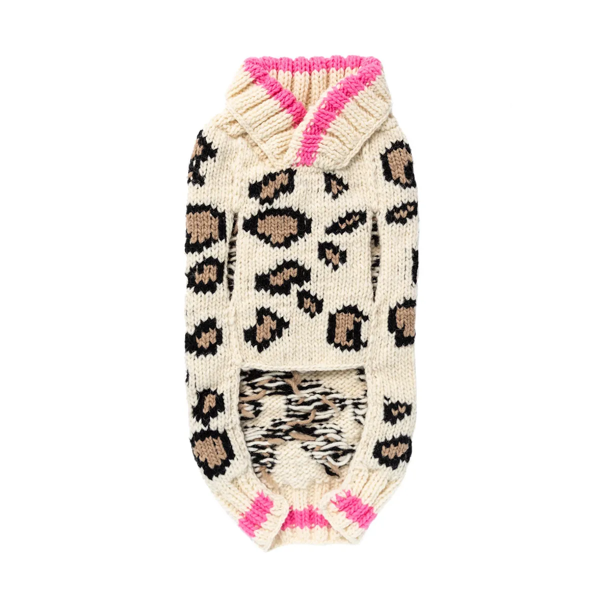 Leopard Print Dog Sweater