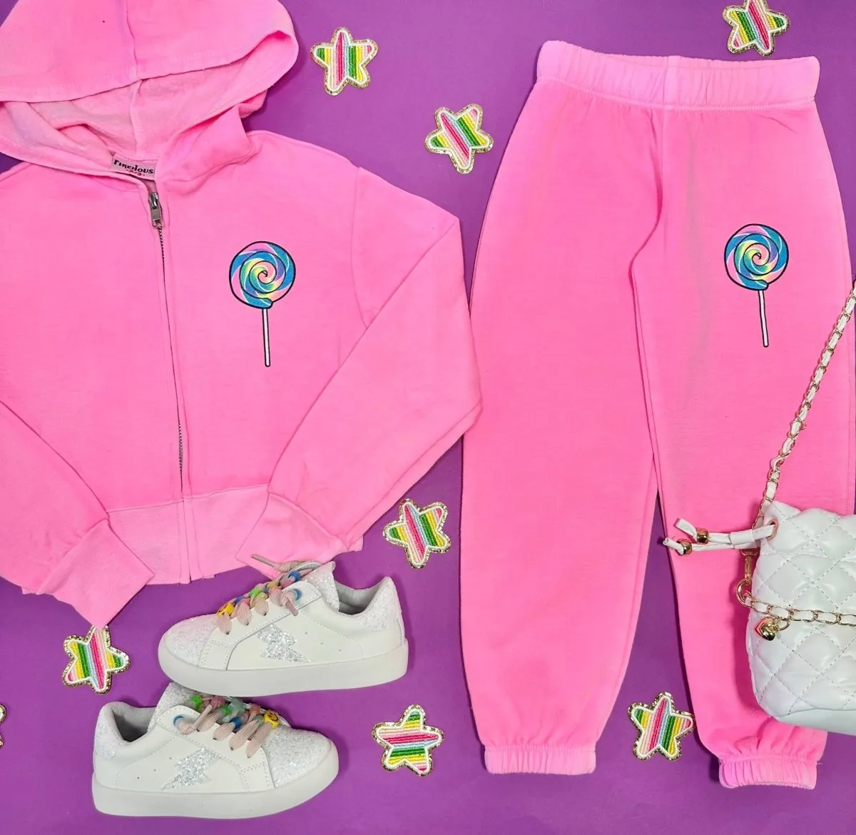 LOLLIPOP ZIP UP HOODIE