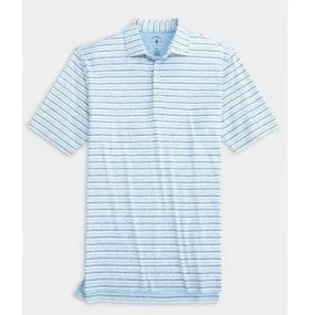 Malcom Striped Polo in Maliblu by Johnnie-O