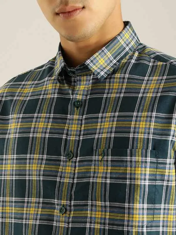 Men Checked Full Sleeve Cotton Shirt