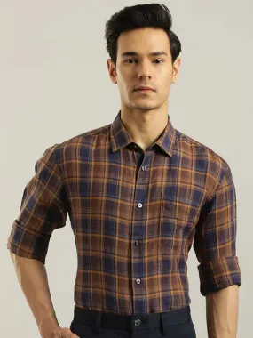 Men Checked Full Sleeve Cotton Shirt