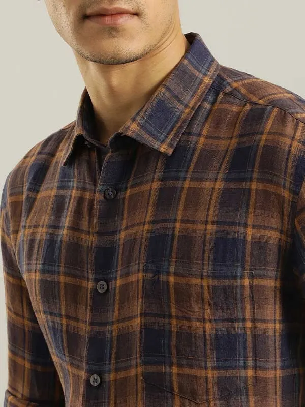 Men Checked Full Sleeve Cotton Shirt