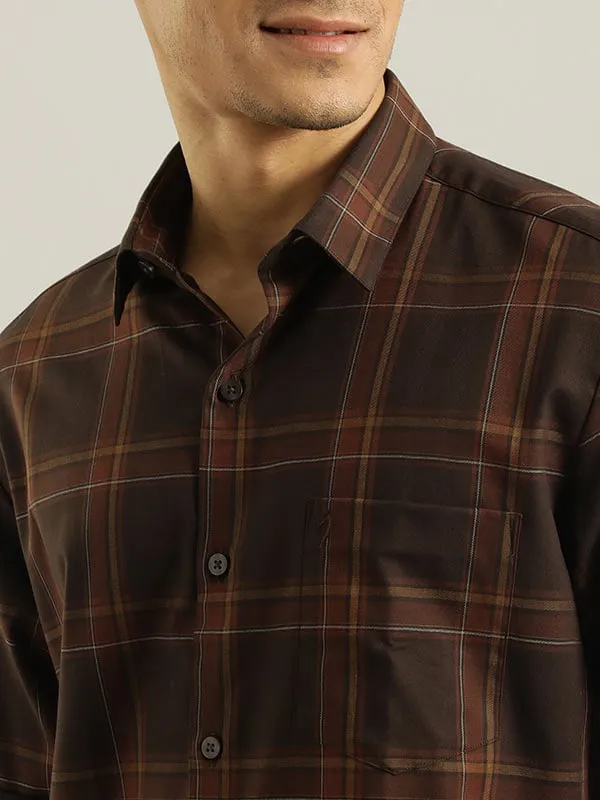 Men Checked Full Sleeve Cotton Shirt