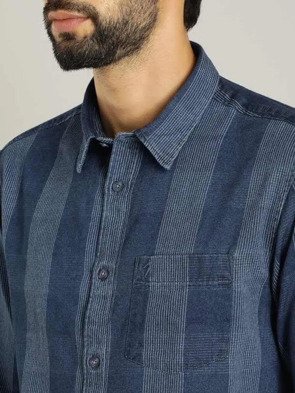 Men Checked Full Sleeve Cotton Shirt