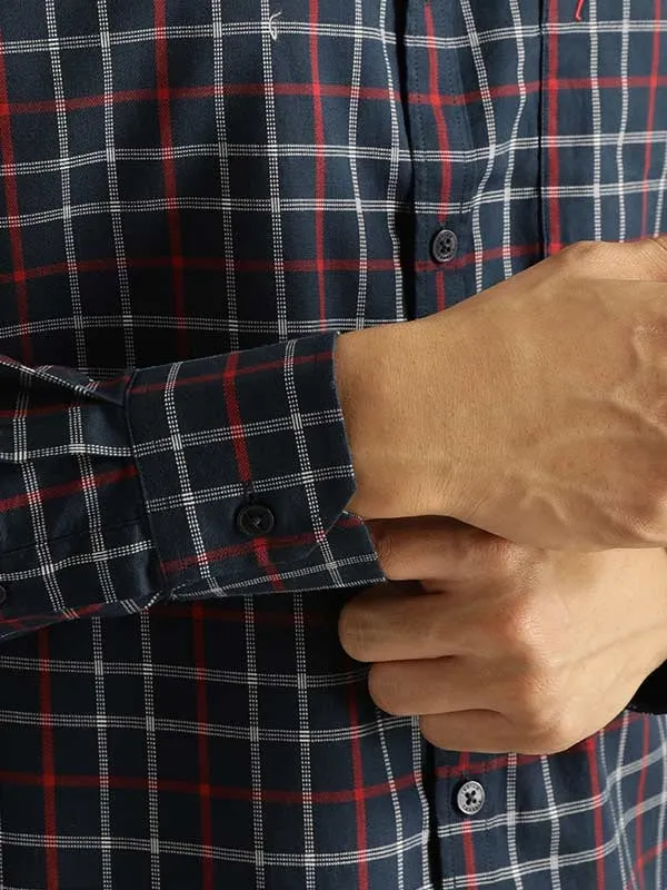 Men Checked Full Sleeve Cotton Shirt