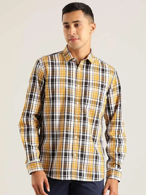 Men Checked Full Sleeve Cotton Shirt