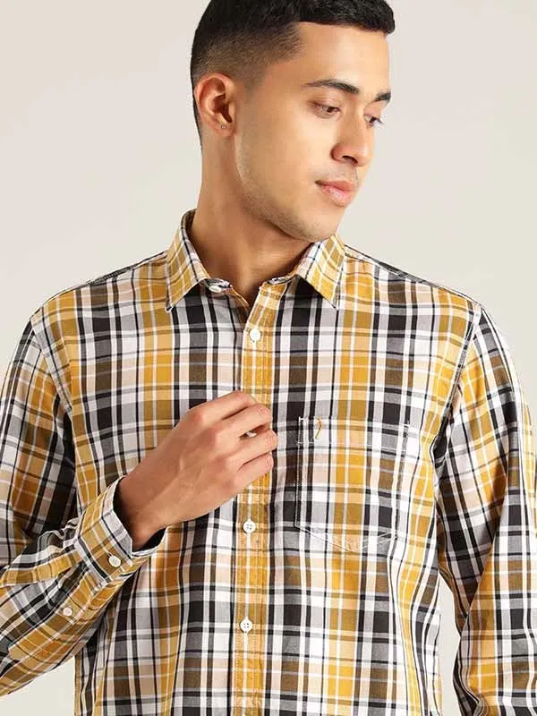 Men Checked Full Sleeve Cotton Shirt