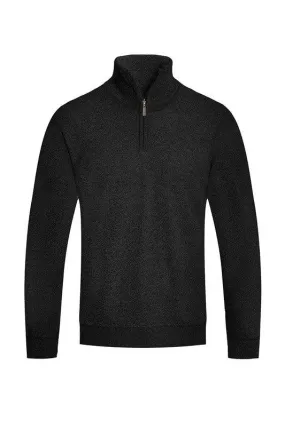 Mens Knit Quarter Zip Sweaters