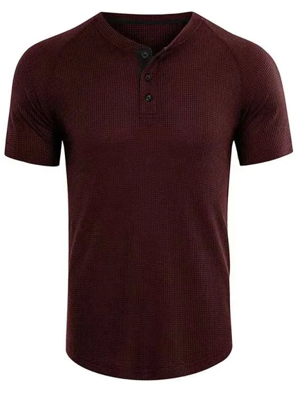 Men's Light Business Casual Round Neck Tee