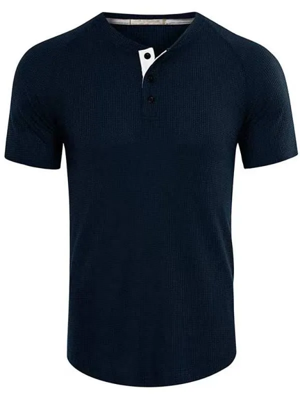 Men's Light Business Casual Round Neck Tee