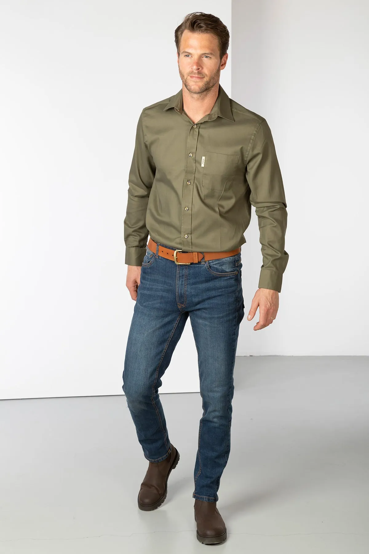 Men's Plain Country Shirt - Fimber