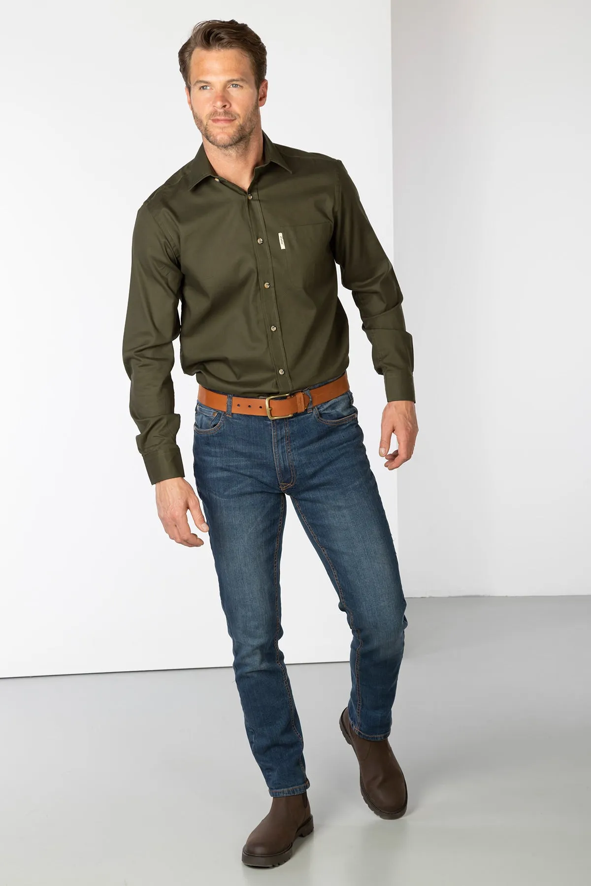 Men's Plain Country Shirt - Fimber