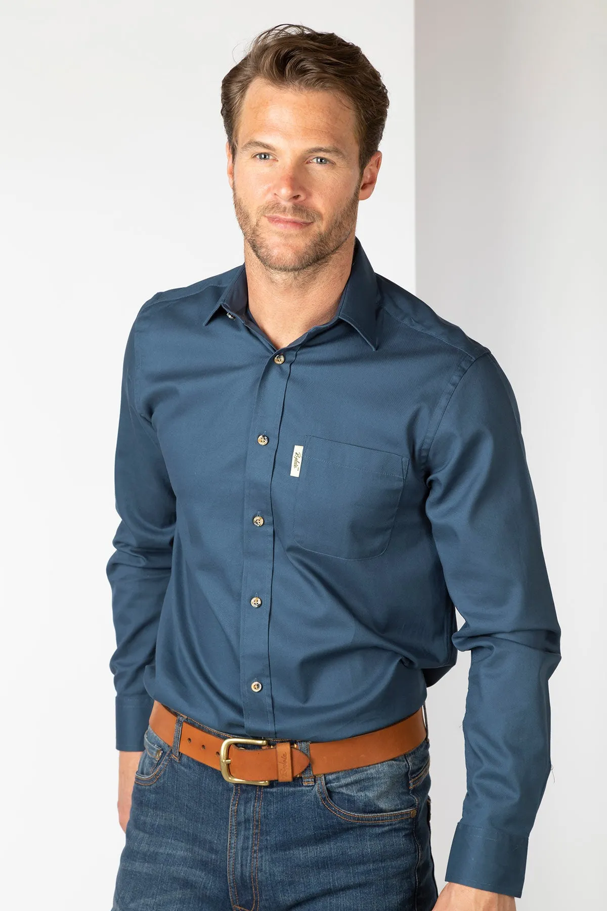 Men's Plain Country Shirt - Fimber