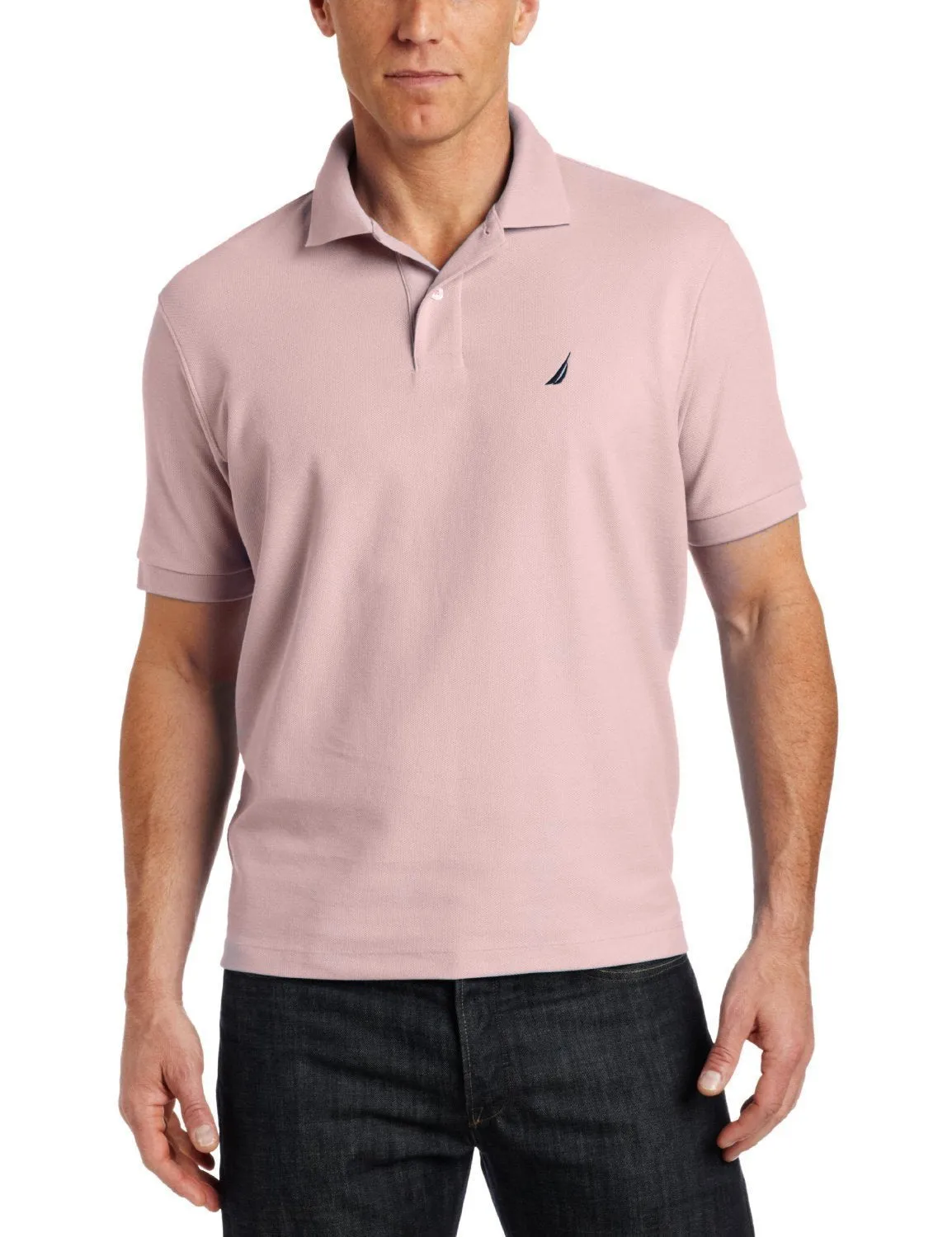 Nautica Men's Short-Sleeve Solid Deck Polo Shirt