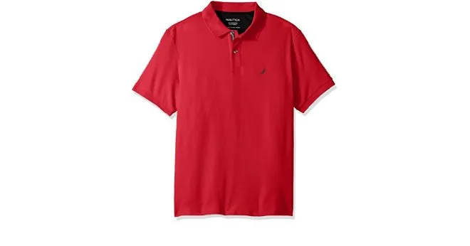 Nautica Men's Short-Sleeve Solid Deck Polo Shirt