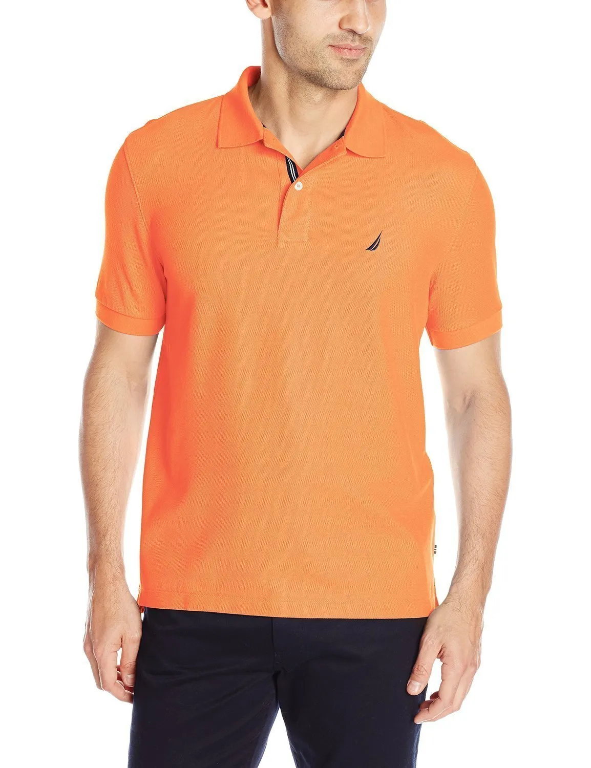 Nautica Men's Short-Sleeve Solid Deck Polo Shirt