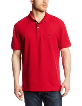 Nautica Men's Short-Sleeve Solid Deck Polo Shirt