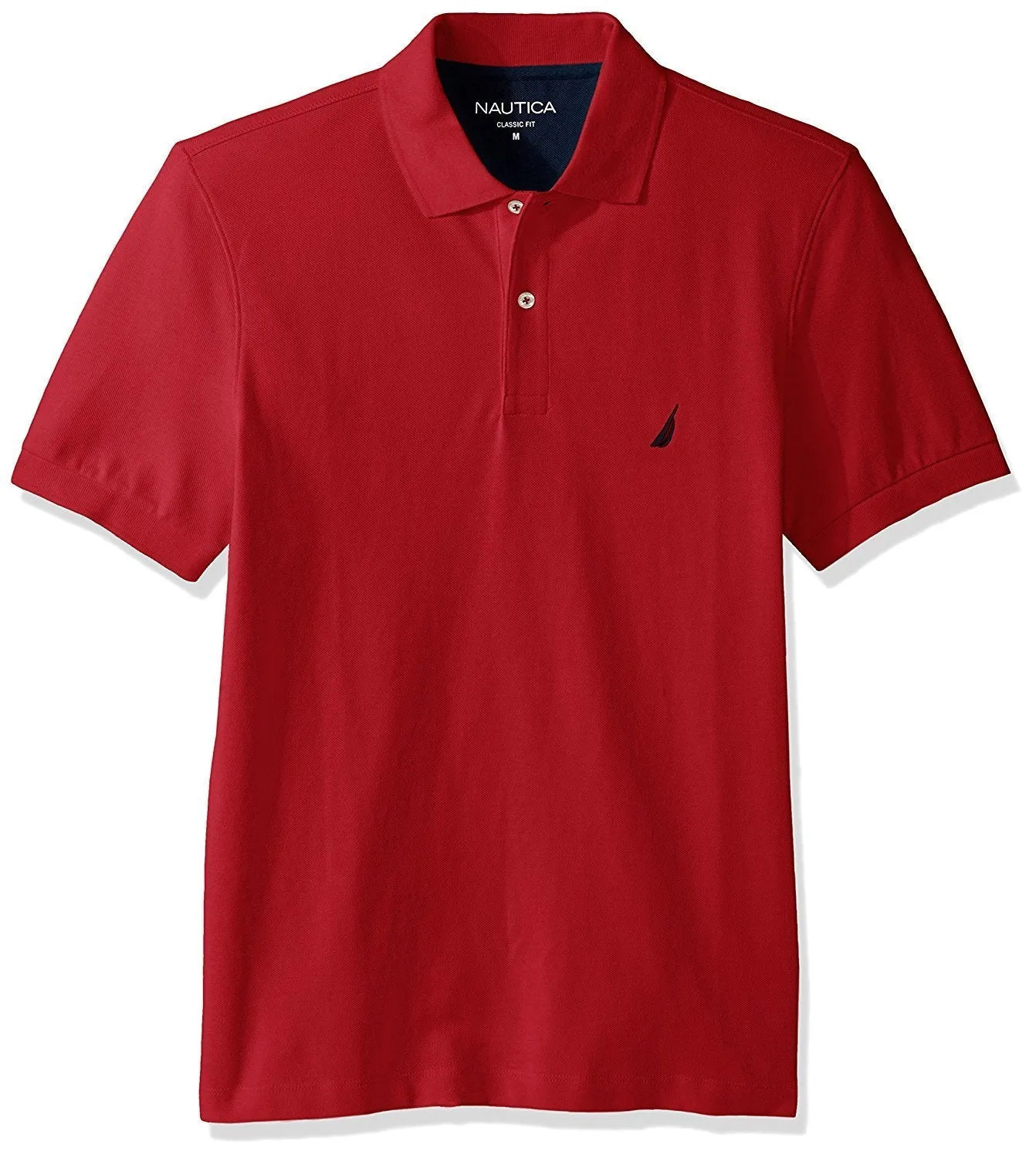 Nautica Men's Short-Sleeve Solid Deck Polo Shirt