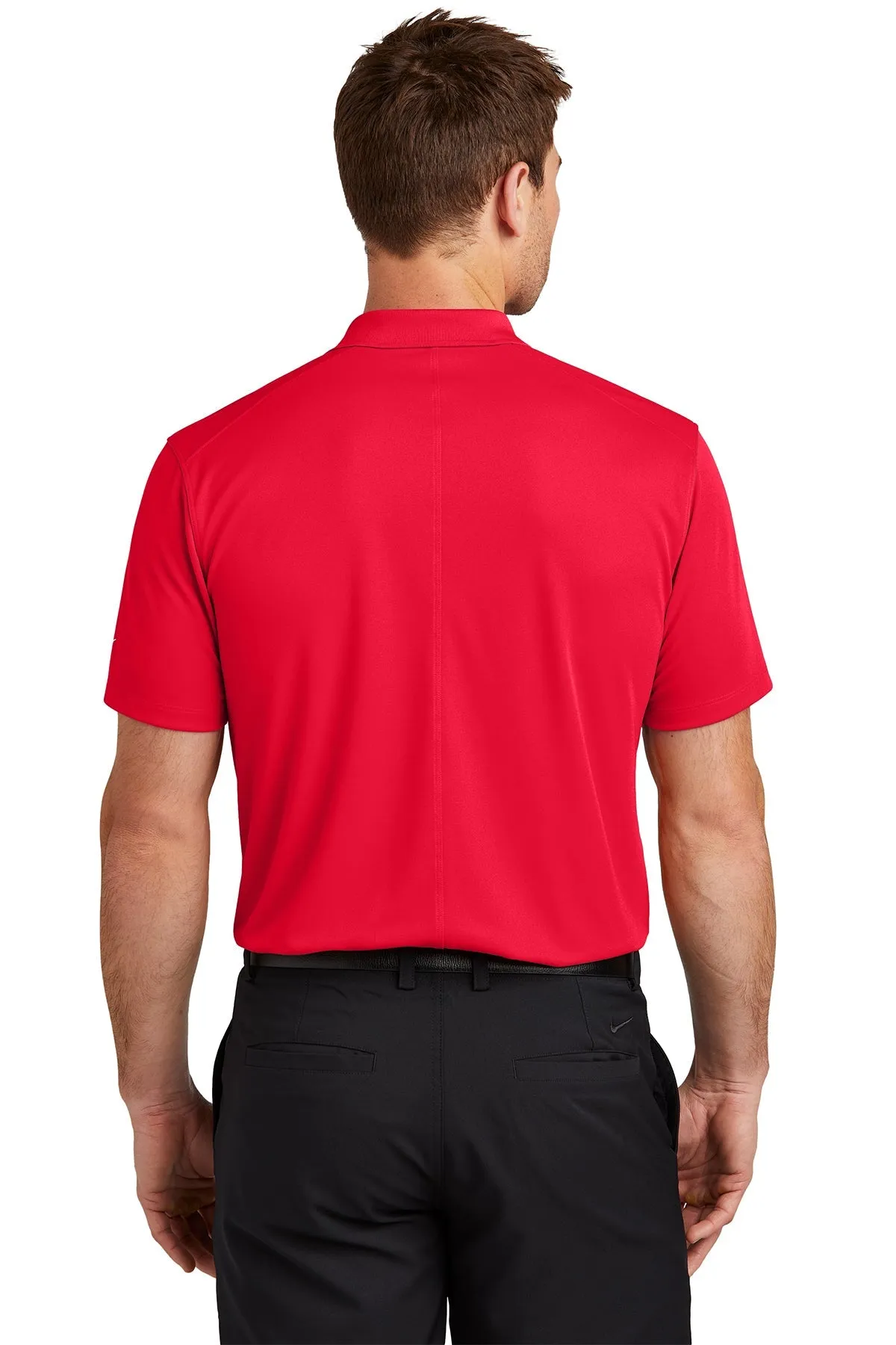 Nike Victory Solid Custom Polos, University Red