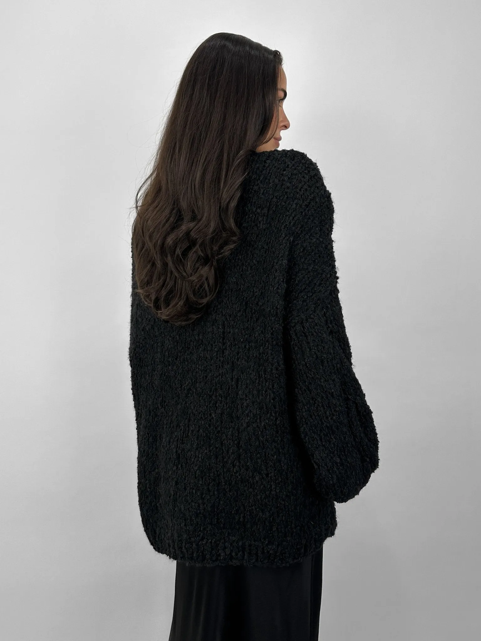 Oversized Chunky Knit Cardigan