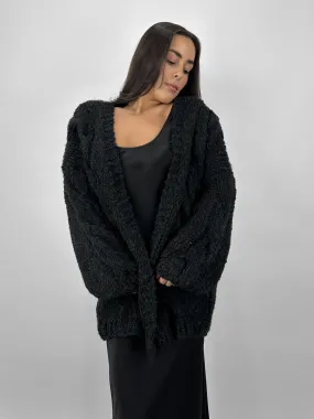 Oversized Chunky Knit Cardigan