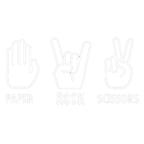 Paper Rock Scissors Sign Language