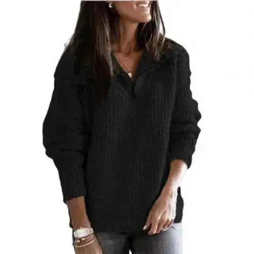 Patrizia sweater with half-zip